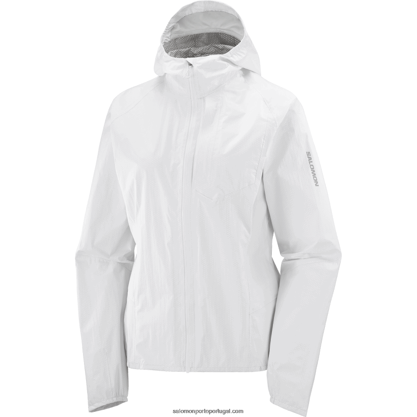 Salomon jaqueta shell feminina - bonatti impermeável 04D6V8837 branco