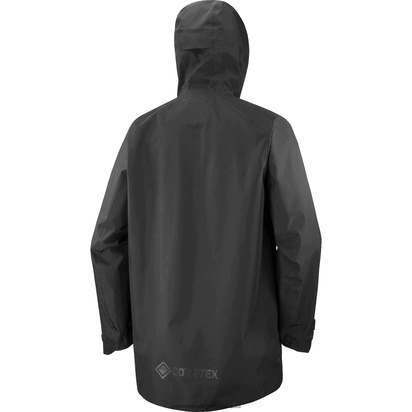 Salomon jaqueta shell feminina - essencial gore-tex 04D6V8831 preto profundo