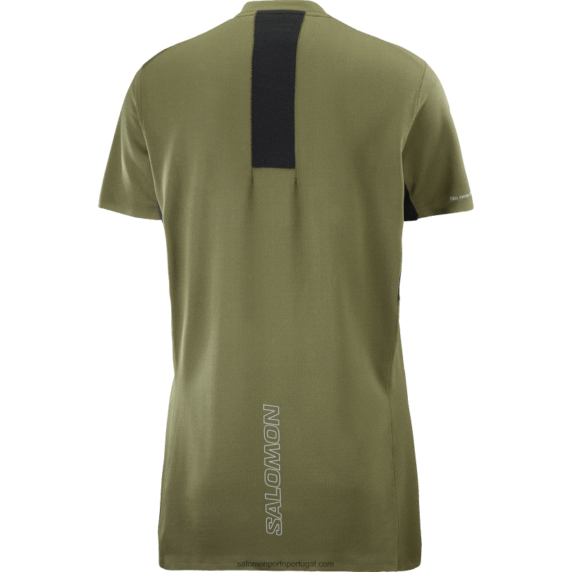 Salomon t-shirt feminina de manga curta - shortney 04D6V8910 folha de uva