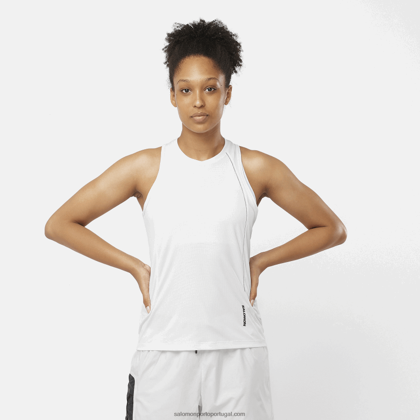 Salomon tanque feminino - equipe 04D6V8907 branco